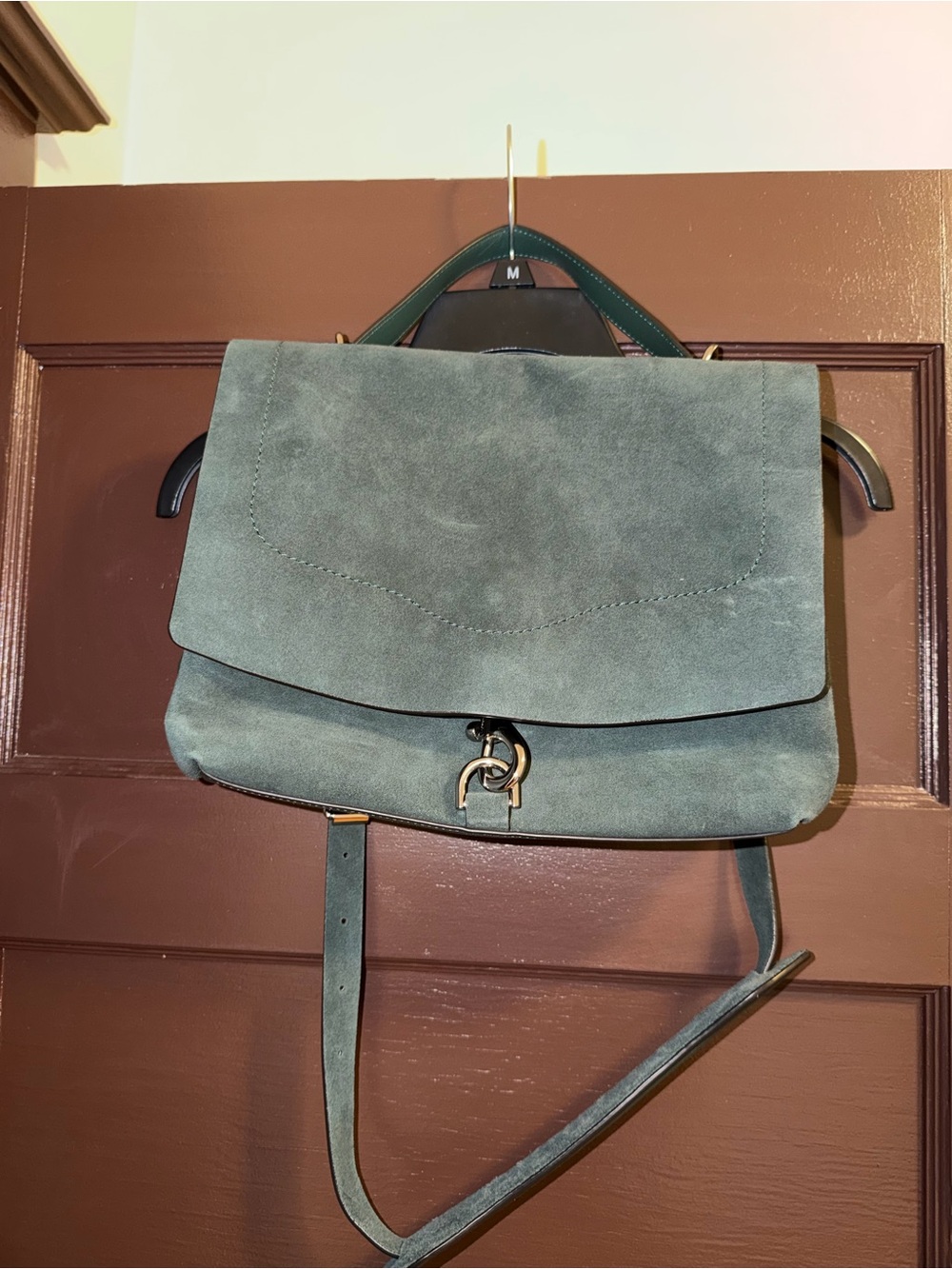 Rebecca Minkoff Teal Suede Satchel Crossbody